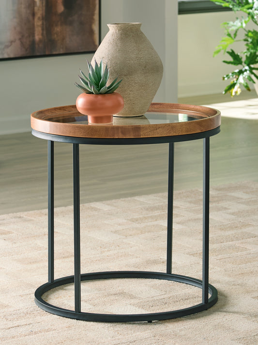 Stuart Furniture Outlet - Ashley Furniture - Noraluna End Table - Round End Table - T502-6