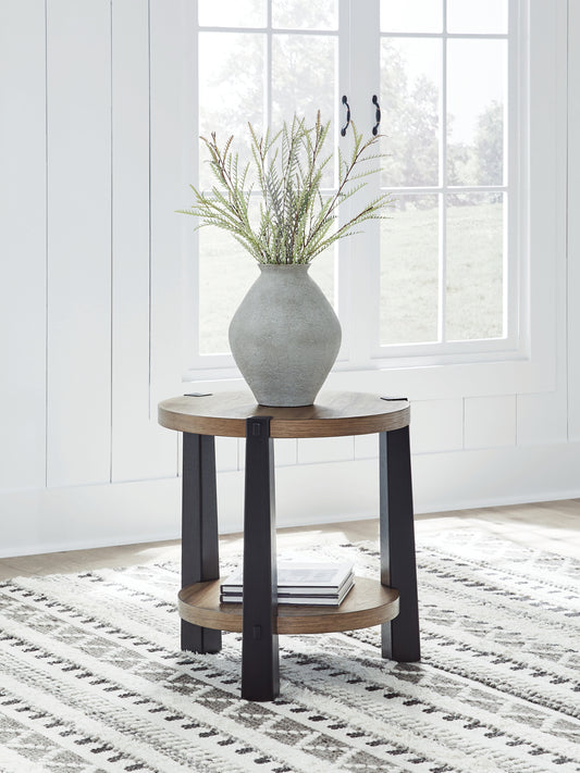 Stuart Furniture Outlet - Ashley Furniture - Ridgester End Table - Round End Table - T518-6