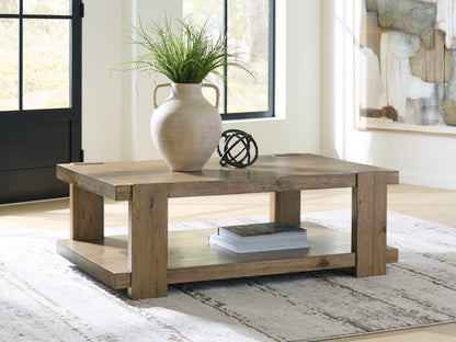 Stuart Furniture Outlet - Ashley Furniture - Flangren Coffee Table - Rectangular Cocktail Table - T553-1