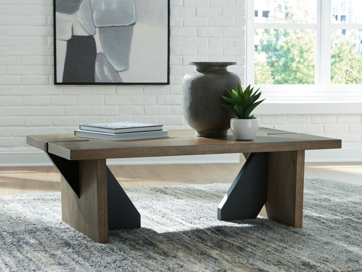 Stuart Furniture Outlet - Ashley Furniture - Kandinew Coffee Table - Rectangular Cocktail Table - T554-1
