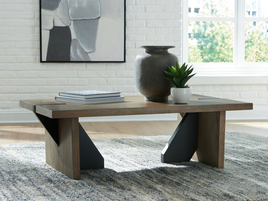 Stuart Furniture Outlet - Ashley Furniture - Kandinew Coffee Table - Rectangular Cocktail Table - T554-1
