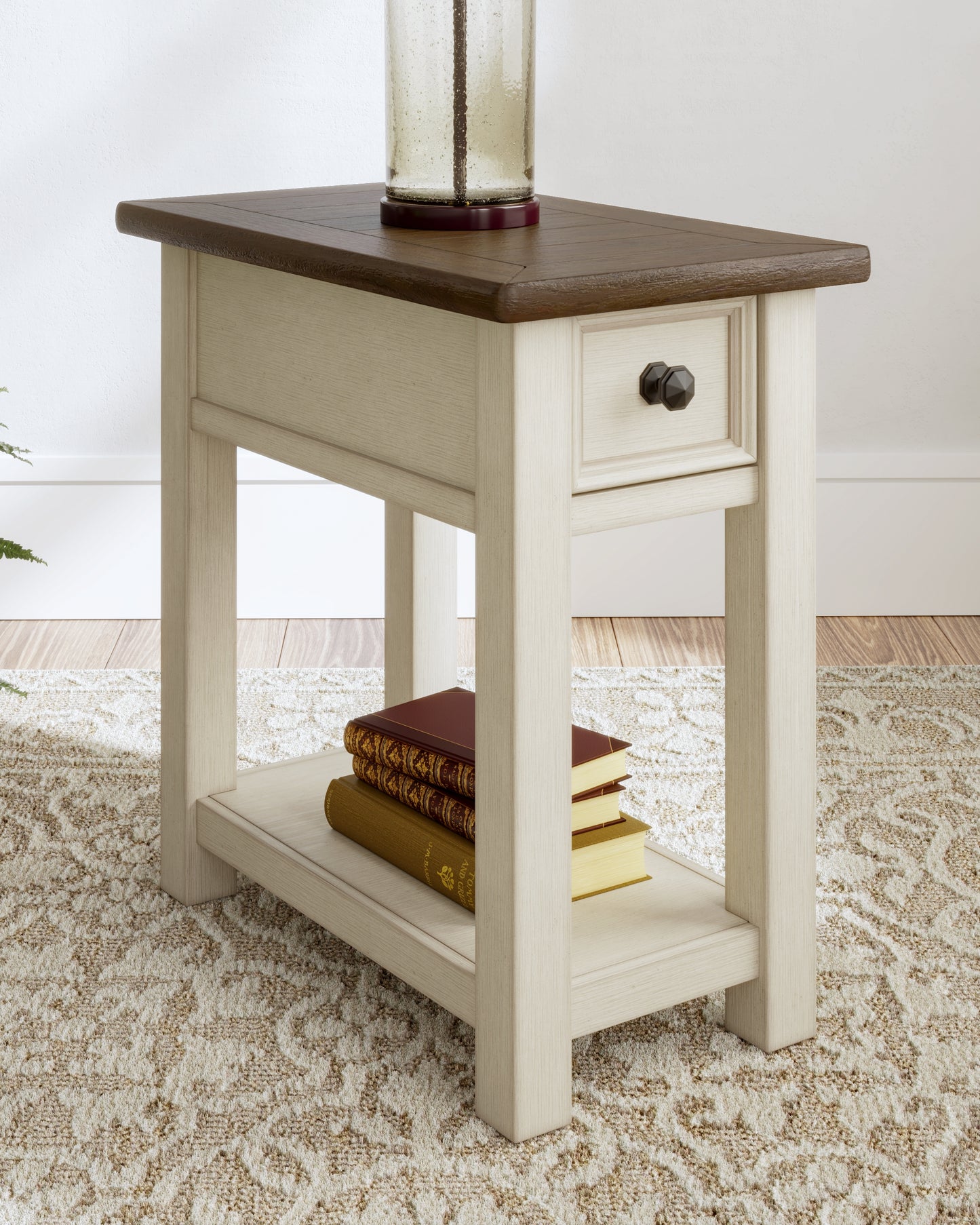 Stuart Furniture Outlet - Ashley Furniture - Bolanburg Chairside End Table - Chair Side End Table / Two-tone - T637-107
