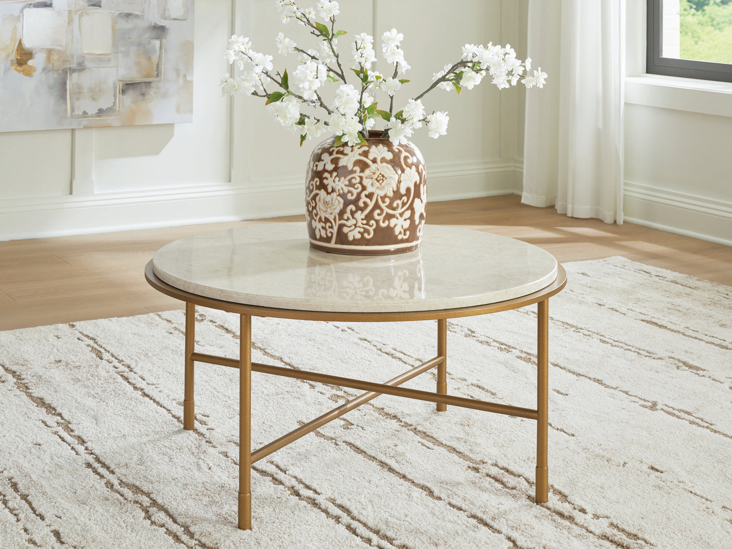 Stuart Furniture Outlet - Ashley Furniture - Alben Coffee Table - Round Cocktail Table - T643-8