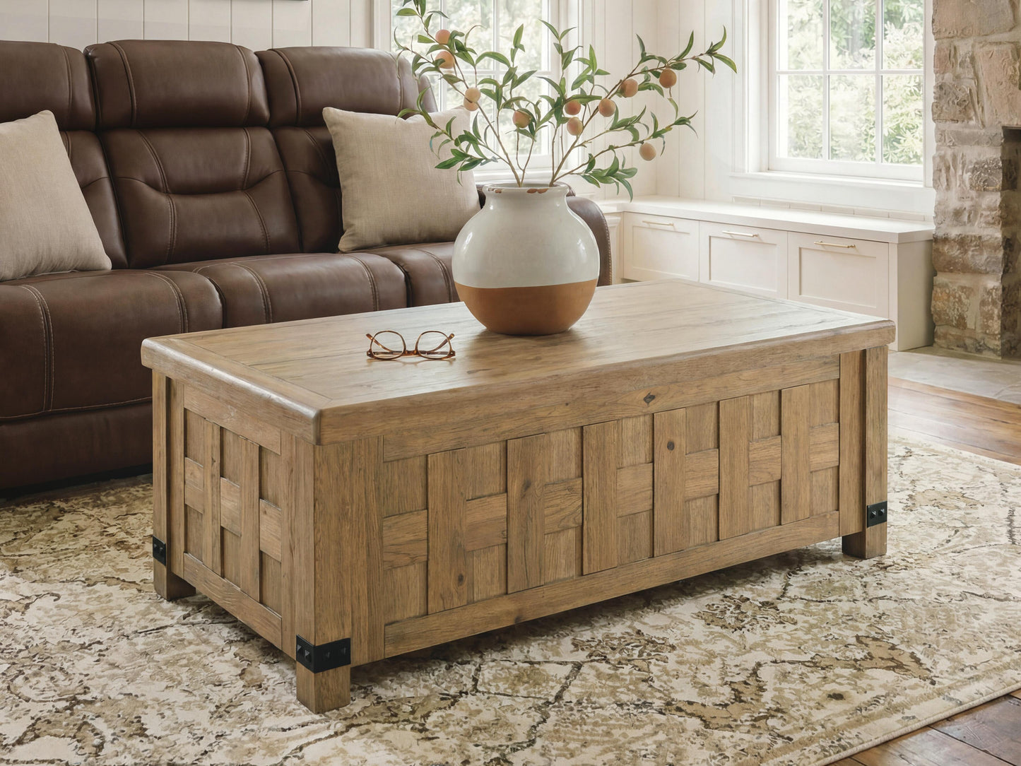 Stuart Furniture Outlet - Ashley Furniture - Ridgester Lift-Top Coffee Table - Lift Top Cocktail Table - T858-9