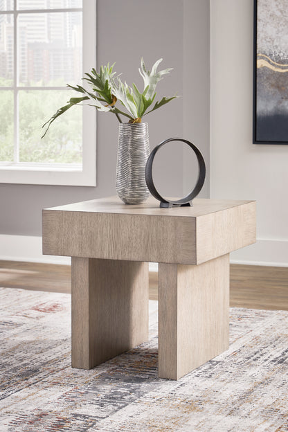 Stuart Furniture Outlet - Ashley Furniture - Jorlaina End Table - Square End Table / Light Grayish Brown - T922-2