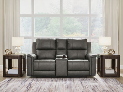 Stuart Furniture Outlet - Ashley Furniture - Bleckley Living Room - PWR REC Loveseat/CON/ADJ HDRST / Anchor - PCU1200018