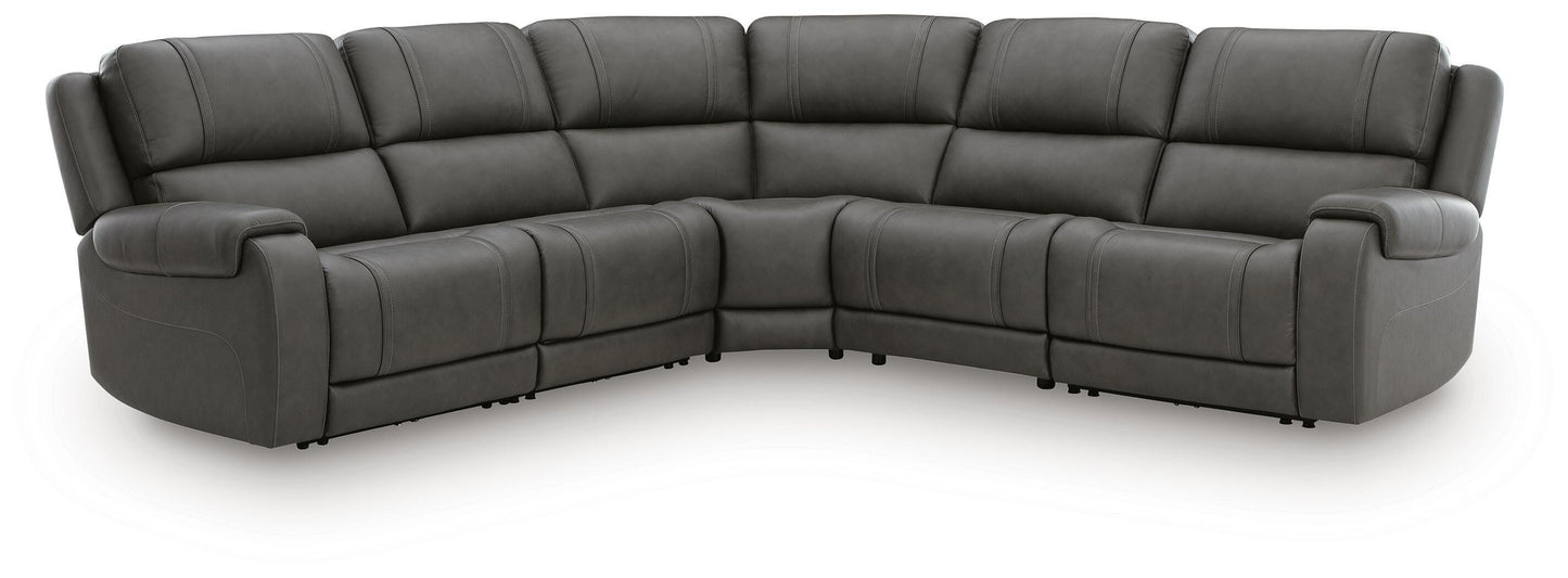 Stuart Furniture Outlet - Ashley Furniture - 5Z - Pittson Sectional - 5-Piece Power Reclining Sectional - PCU12600S9