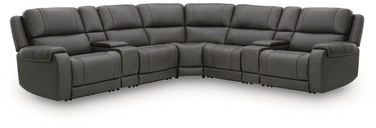 Stuart Furniture Outlet - Ashley Furniture - 5Z - Pittson Sectional - 7-Piece Power Reclining Sectional - PCU12600S10