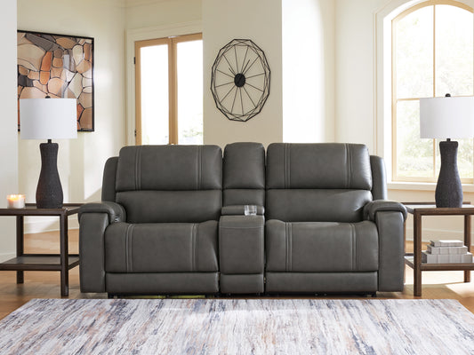 Stuart Furniture Outlet - Ashley Furniture - 5Z - Pittson Sectional - 3-Piece Power Reclining Sectional Loveseat with Console - PCU12600S2