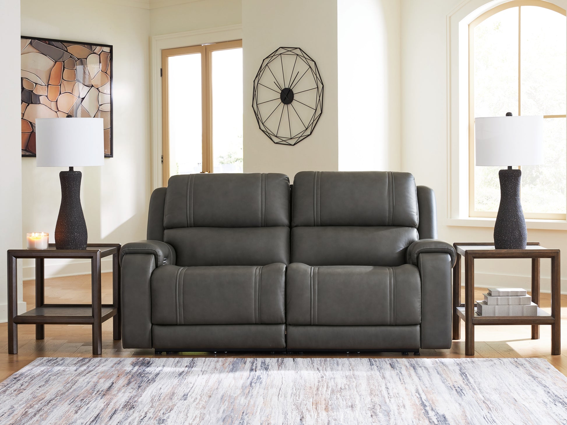 Stuart Furniture Outlet - Ashley Furniture - 5Z - Pittson Sectional - 2-Piece Power Reclining Sectional Loveseat - PCU12600S1