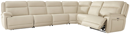 Stuart Furniture Outlet - Ashley Furniture - Double Deal Sectional - 6-Piece Reclining Sectional / Almond - U13001S7
