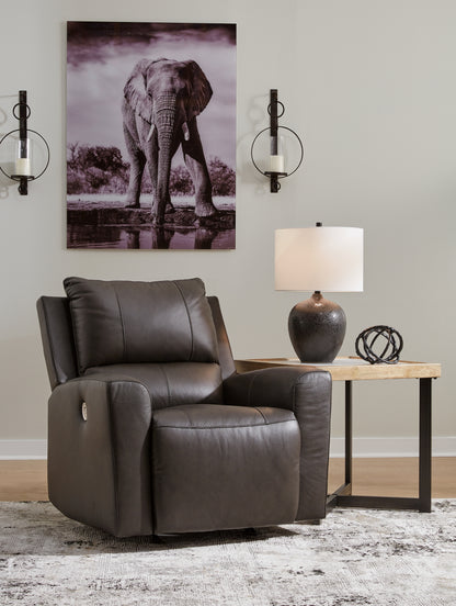 Stuart Furniture Outlet - Ashley Furniture - Boxmere Living Room - Power Rocker Recliner / Storm - U1310098