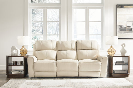 Stuart Furniture Outlet - Ashley Furniture - Dahlmoore Living Room - Reclining Power Sofa / Almond - U1320087