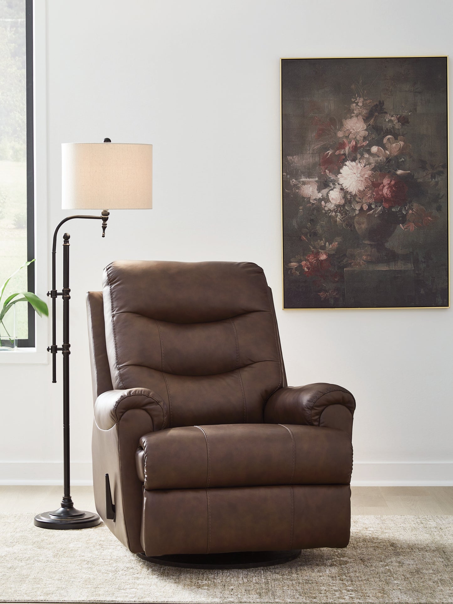 Stuart Furniture Outlet - Ashley Furniture - Flynwood Living Room - Swivel Glider Recliner - PCU1340061