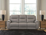 PWR REC Sofa w/Audio Seating