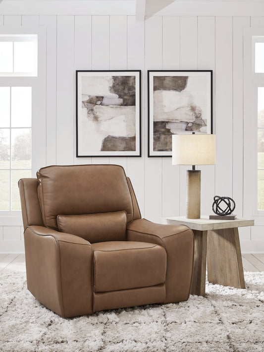 Stuart Furniture Outlet - Ashley Furniture - DeepWakes Living Room - 2 Seat PWR REC Sofa ADJ HDREST / Caramel - PCU6260647