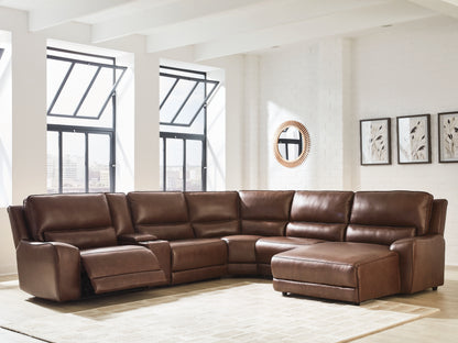 Stuart Furniture Outlet - Ashley Furniture - DeepWakes Sectional - 6-Piece Power Reclining Sectional with Chaise / Canyon - PCU62607S6
