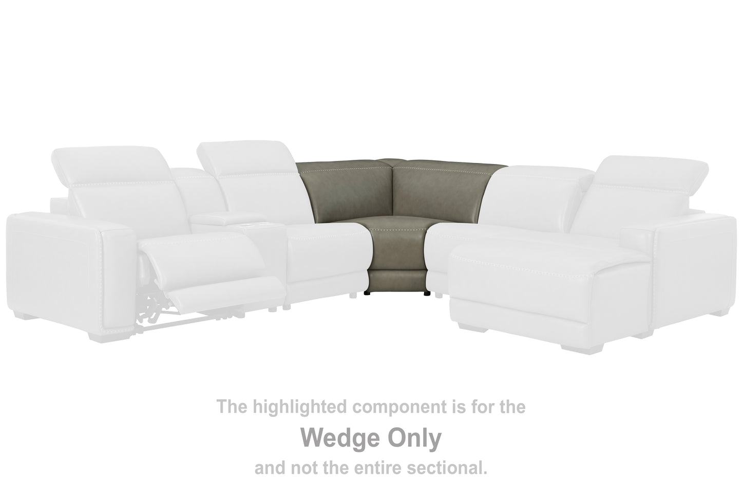 Stuart Furniture Outlet - Ashley Furniture - Correze Sectional - Wedge / Gray - U9420277