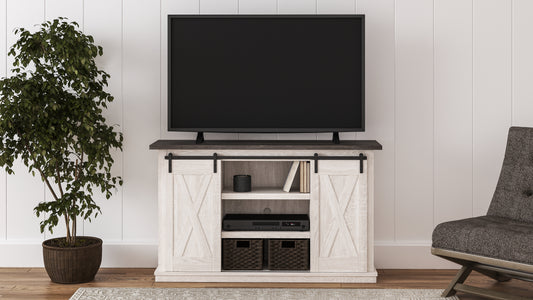 Stuart Furniture Outlet - Ashley Furniture - Dorrinson 54" TV Stand - 54" / Two-tone - W287-48