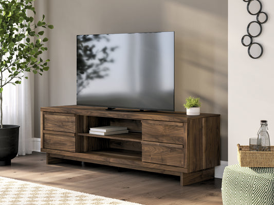 Stuart Furniture Outlet - Ashley Furniture - Zadilyn 72" TV Stand - 72" / Brown - W3367-68