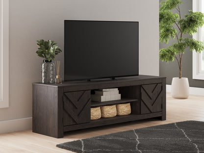 Stuart Furniture Outlet - Ashley Furniture - Cayboni TV Stand - 71" / Black - W3789-68