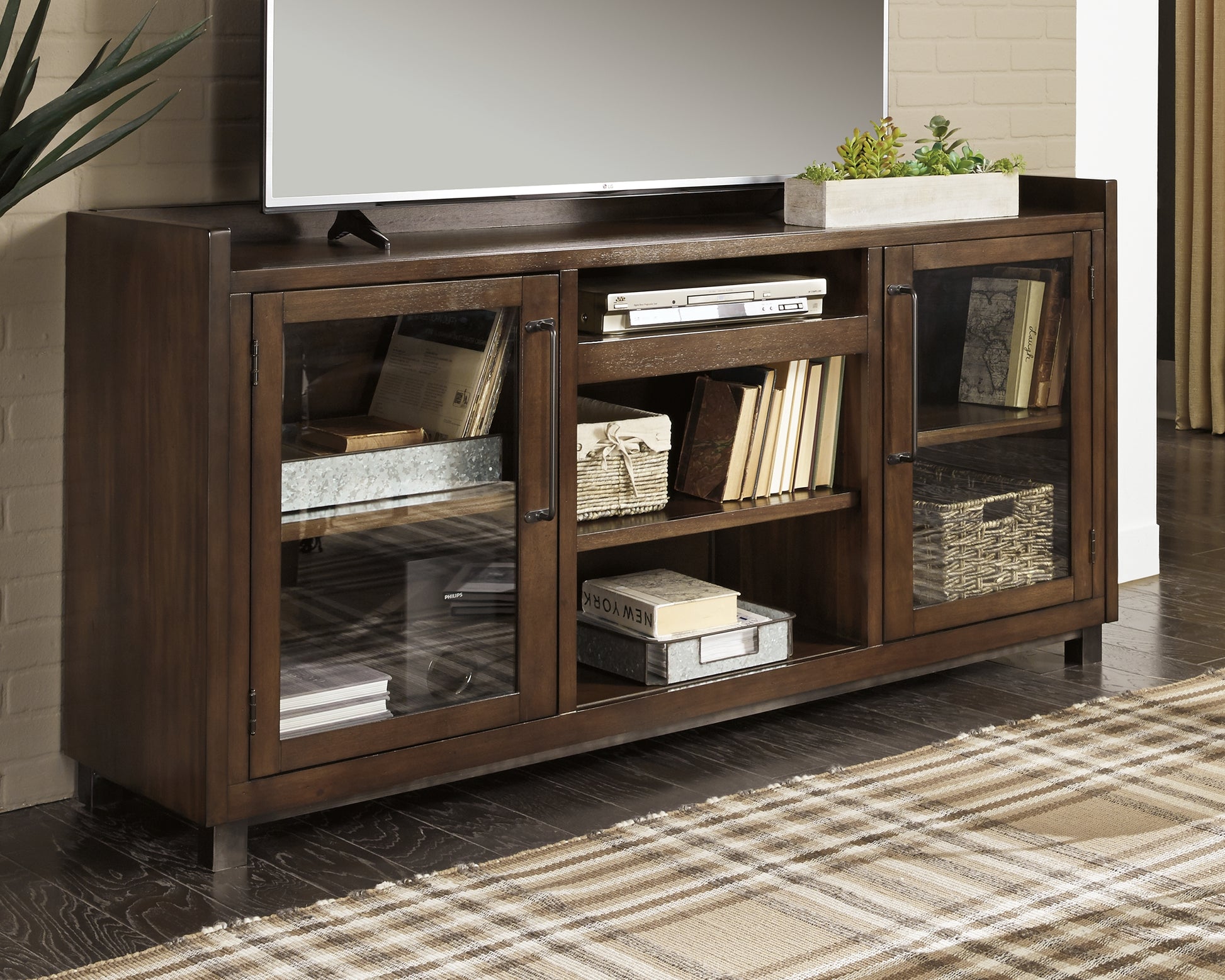 Stuart Furniture Outlet - Ashley Furniture - Starmore 70" TV Stand - 70" / Brown - W633-68