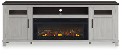 Darborn 88" TV Stand with Electric Fireplace