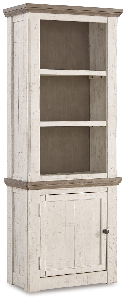 Stuart Furniture Outlet - Ashley Furniture - Havalance Left Pier Cabinet - Left Pier Cabinet / Two-tone - W814-33