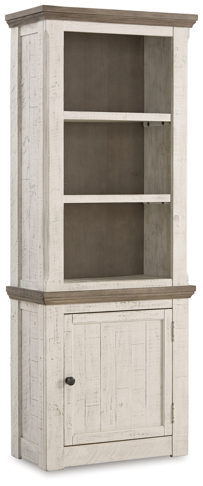 Stuart Furniture Outlet - Ashley Furniture - Havalance Right Pier Cabinet - Right Pier Cabinet / Two-tone - W814-34