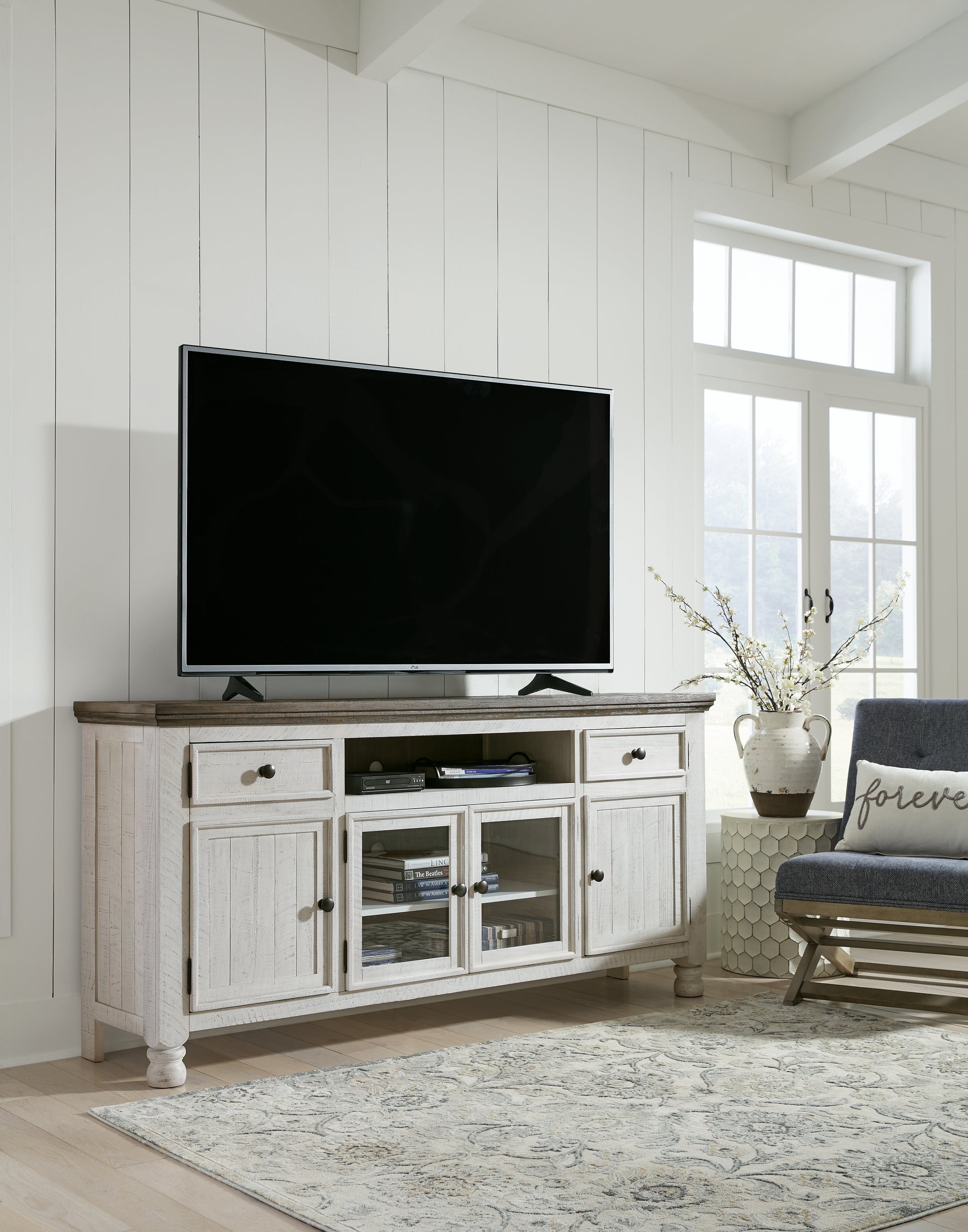 Stuart Furniture Outlet - Ashley Furniture - Havalance TV Stand - TV Stand / Two-tone - W814-68
